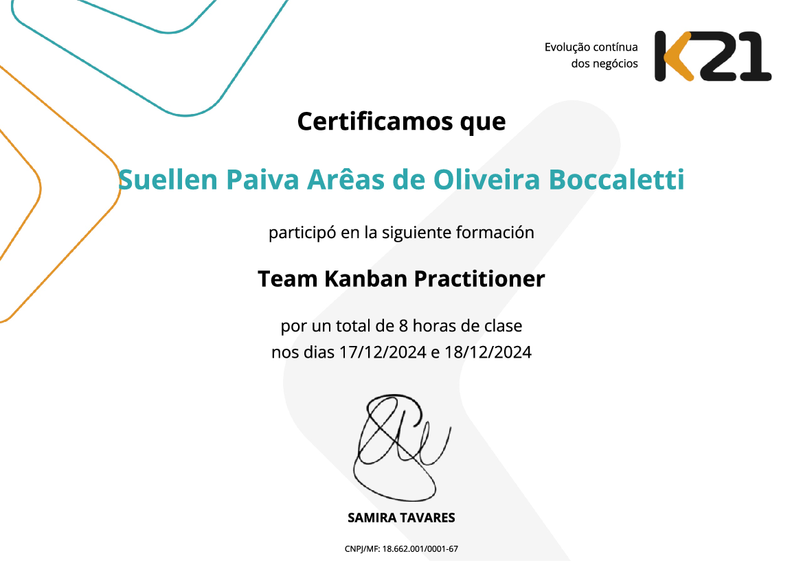 Certificado K21